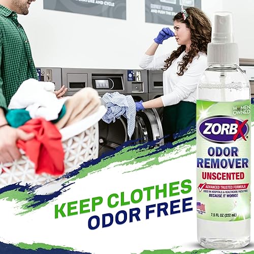 Miniatura 8 de ZORBX Paquete de aerosoles eliminadores de olores y solución de recarga, solución perfecta para olores funky y malos, paquete de desodorante