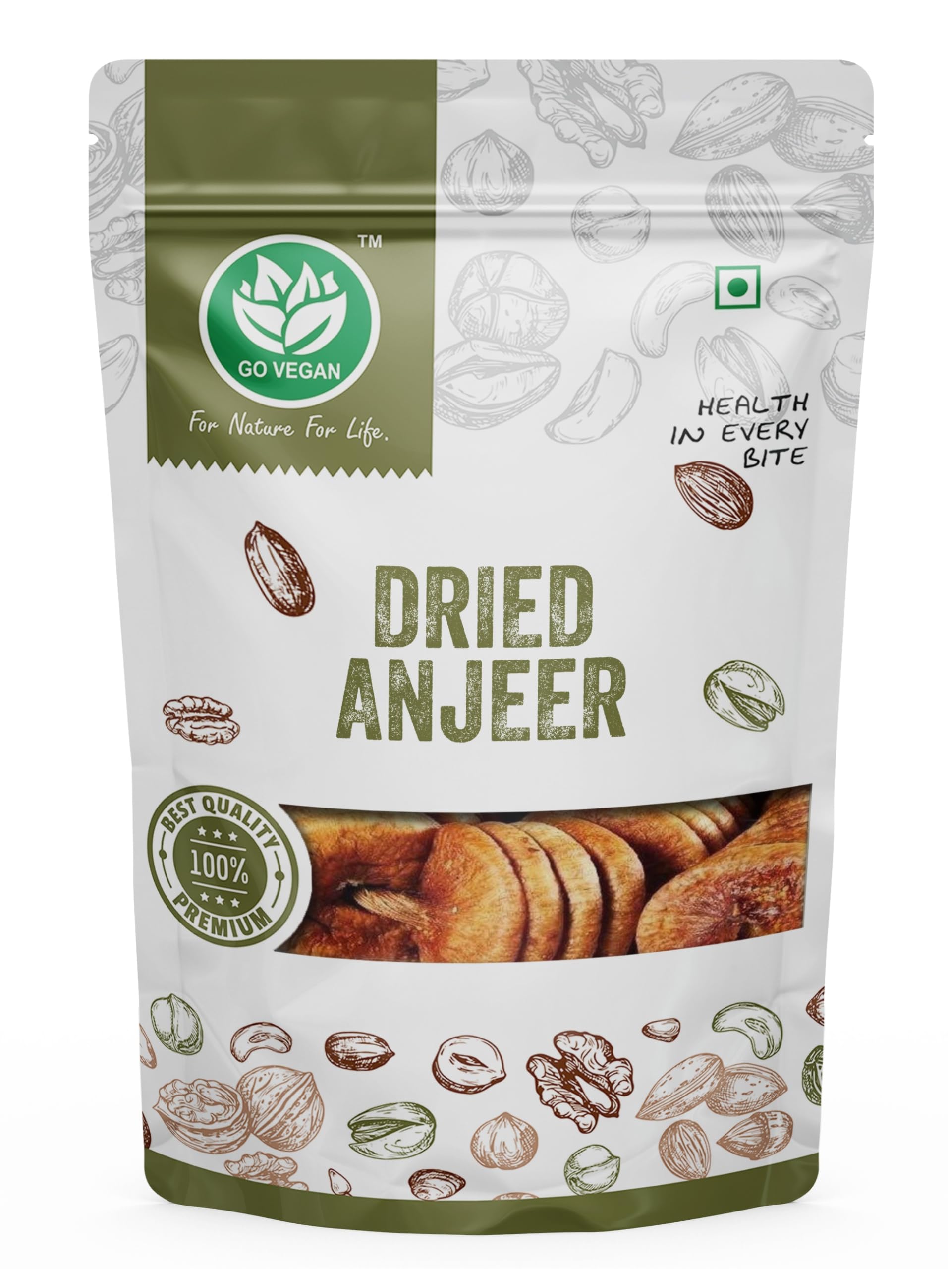 Go Vegan Afghani Anjeer Figs - Afghanistan Dry Anjir (Dried Figs) Dry Fruits for body mass loss, Good for Physical Health, Increases Immunity and Purify the Blood - Diwali Gift Pack (500 Gram) (B0DGDKX6H9) Amazon Price History, Amazon Price Tracker