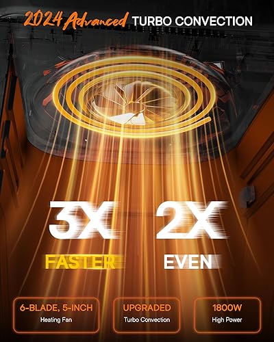 Miniatura 3 de Nuwave Freidora de aire Brio de 15.5 cuartos de galón, parrilla ultra antiadherente sin PFAS, tamaño familiar XL, potente 1800 W, controles de