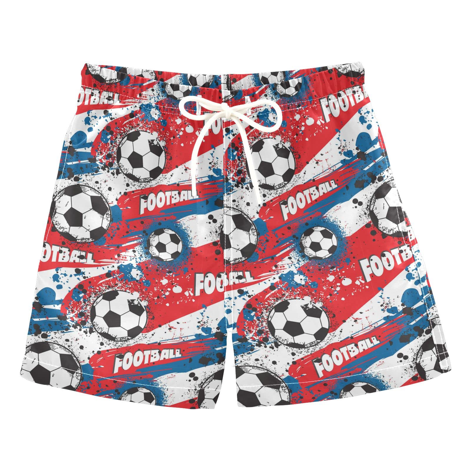 Sports Football Swim Trunks Baby Kids Baseball Swimwear Summer Toddler Beach Board Shorts Bathing Suit3T