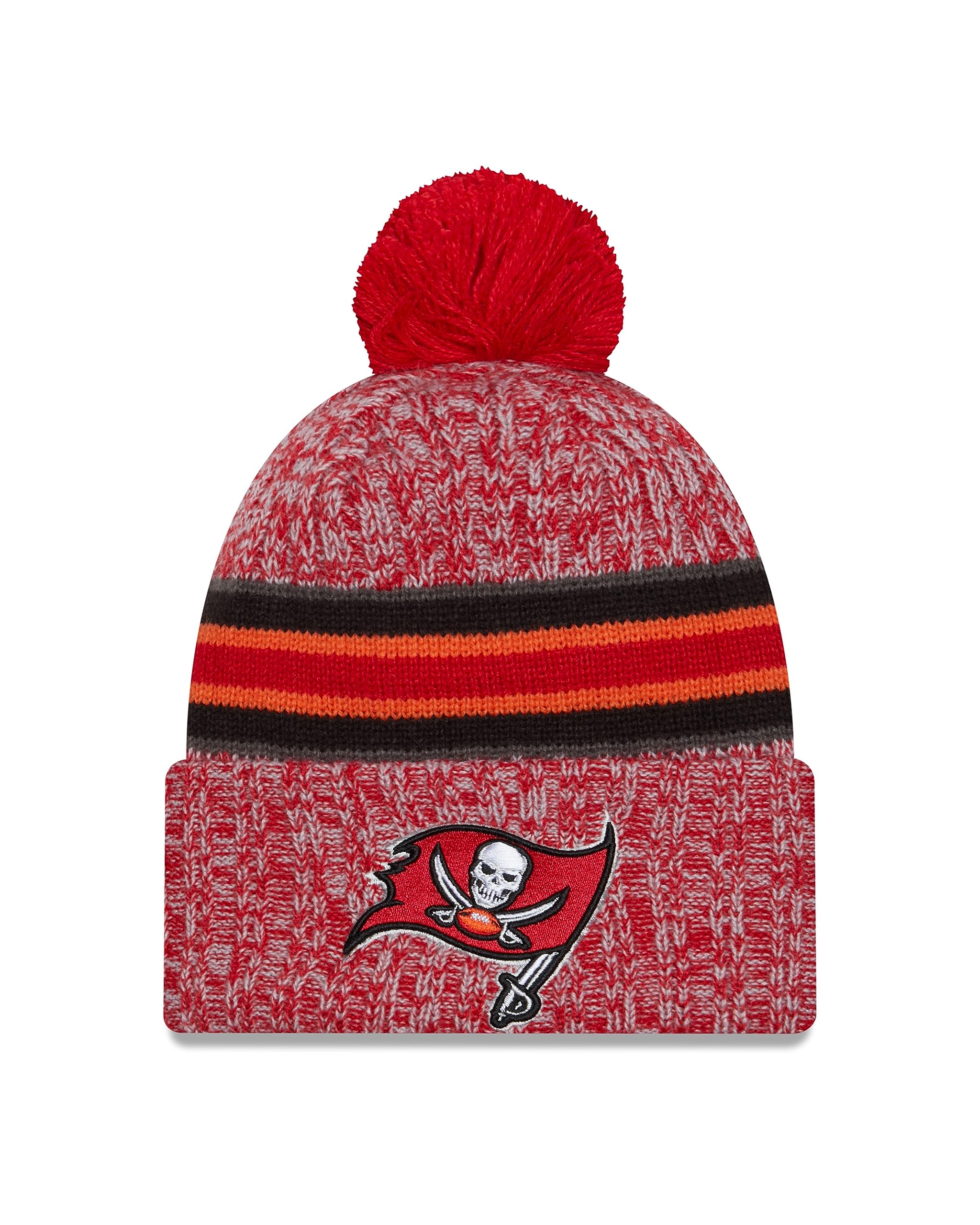 New Era Unisex Sportknit-Buccaneers-Red#31893 Tampa Bay Buccaneers Nfl 2023 Sideline Sport Knit Otc Red Beanie