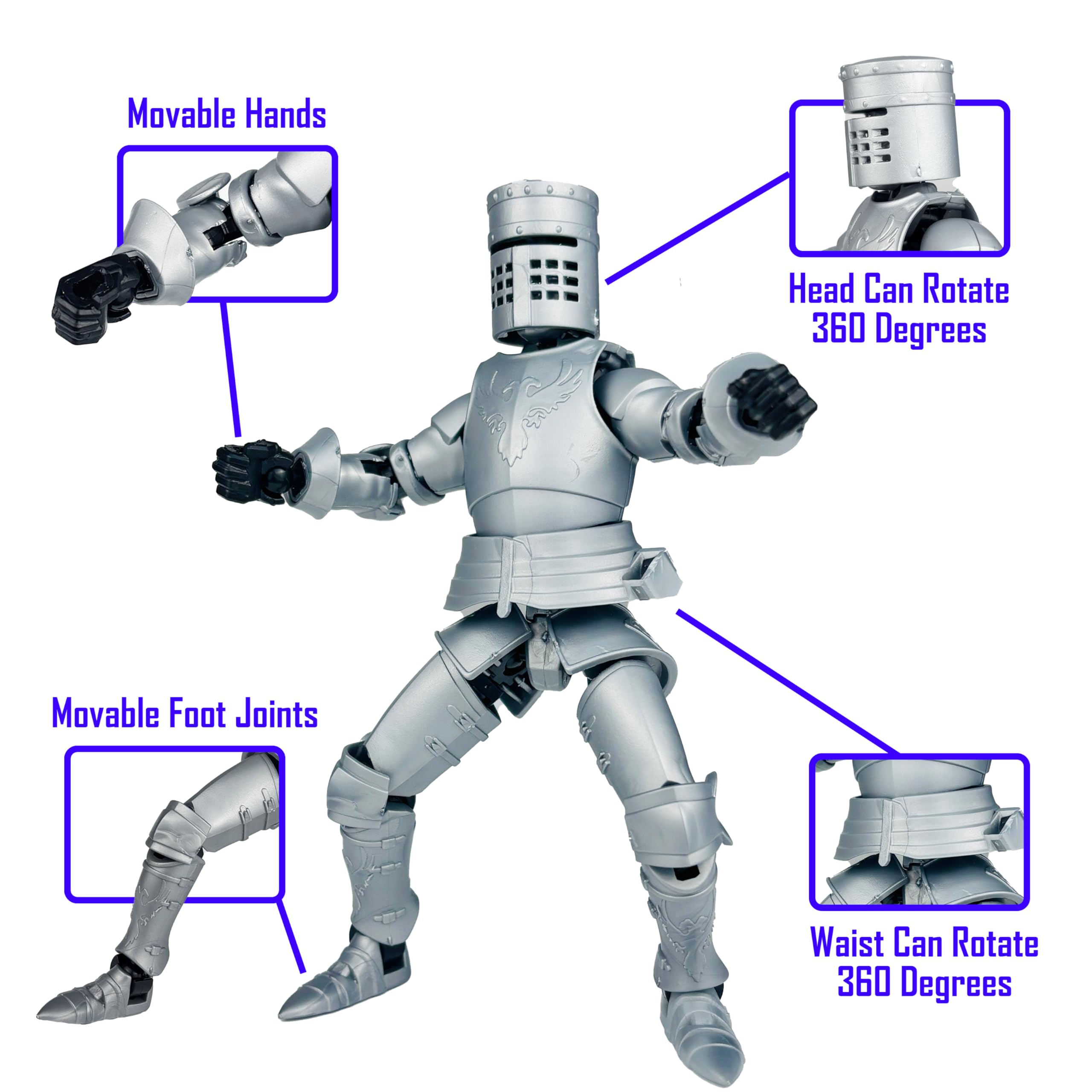 Amazon.com: RENGNER [Assembly Required] Dummy 13 Robot Action