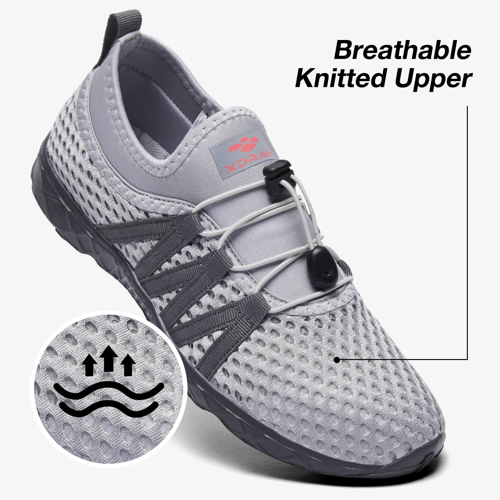 Aleader hombre Mesh Slip On Zapatos de agua