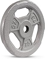 Vista 12 de Marcy Placas de agarre estándar clásicas de hierro fundido de 1 pulgada para entrenamiento de fuerza y levantamiento de pesas