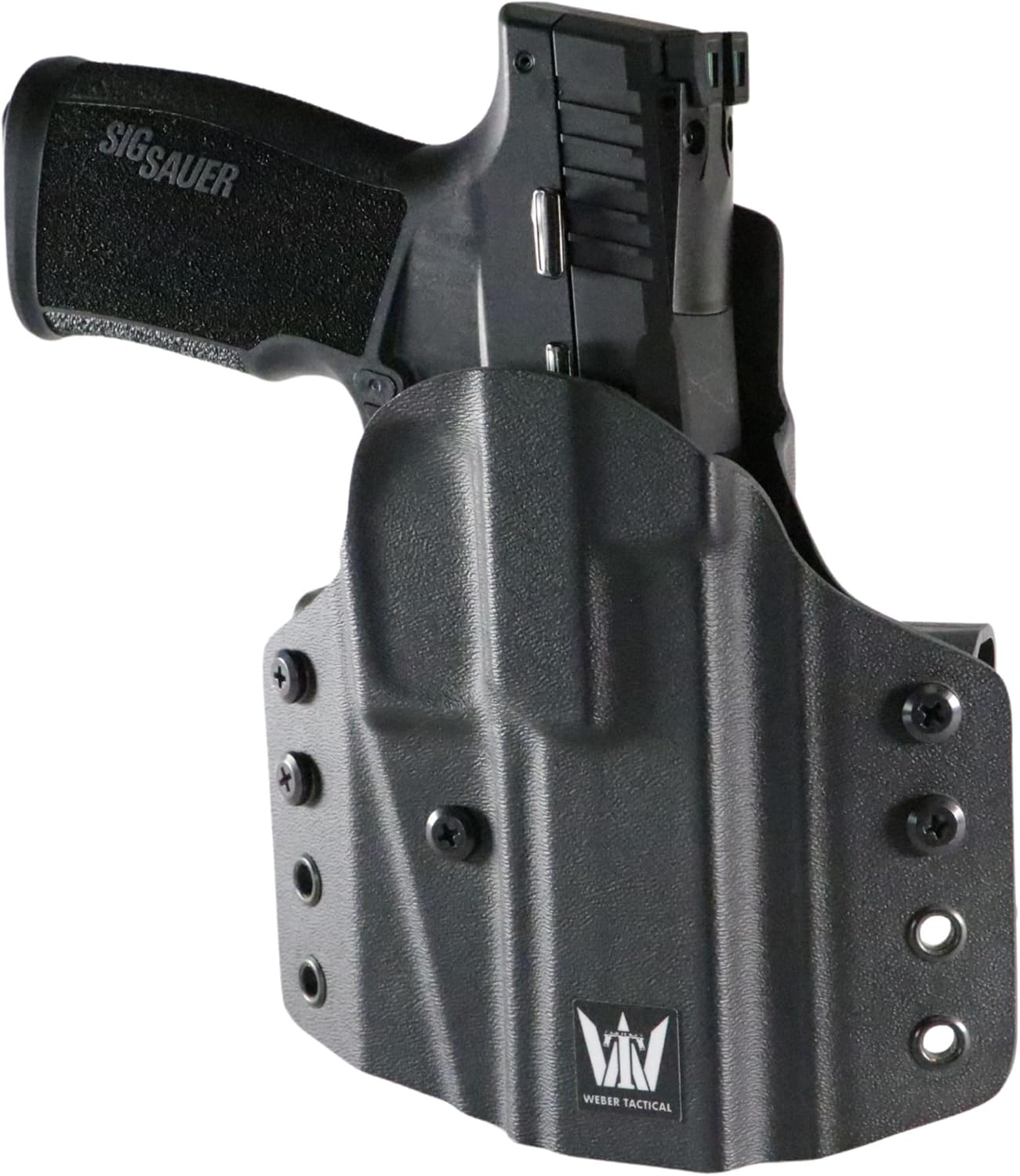 Weber Tactical Holster for Sig Sauer P320, Optics Ready, OWB, USA Made, Precision Fit, Adjustable Passive Retention, Right Hand