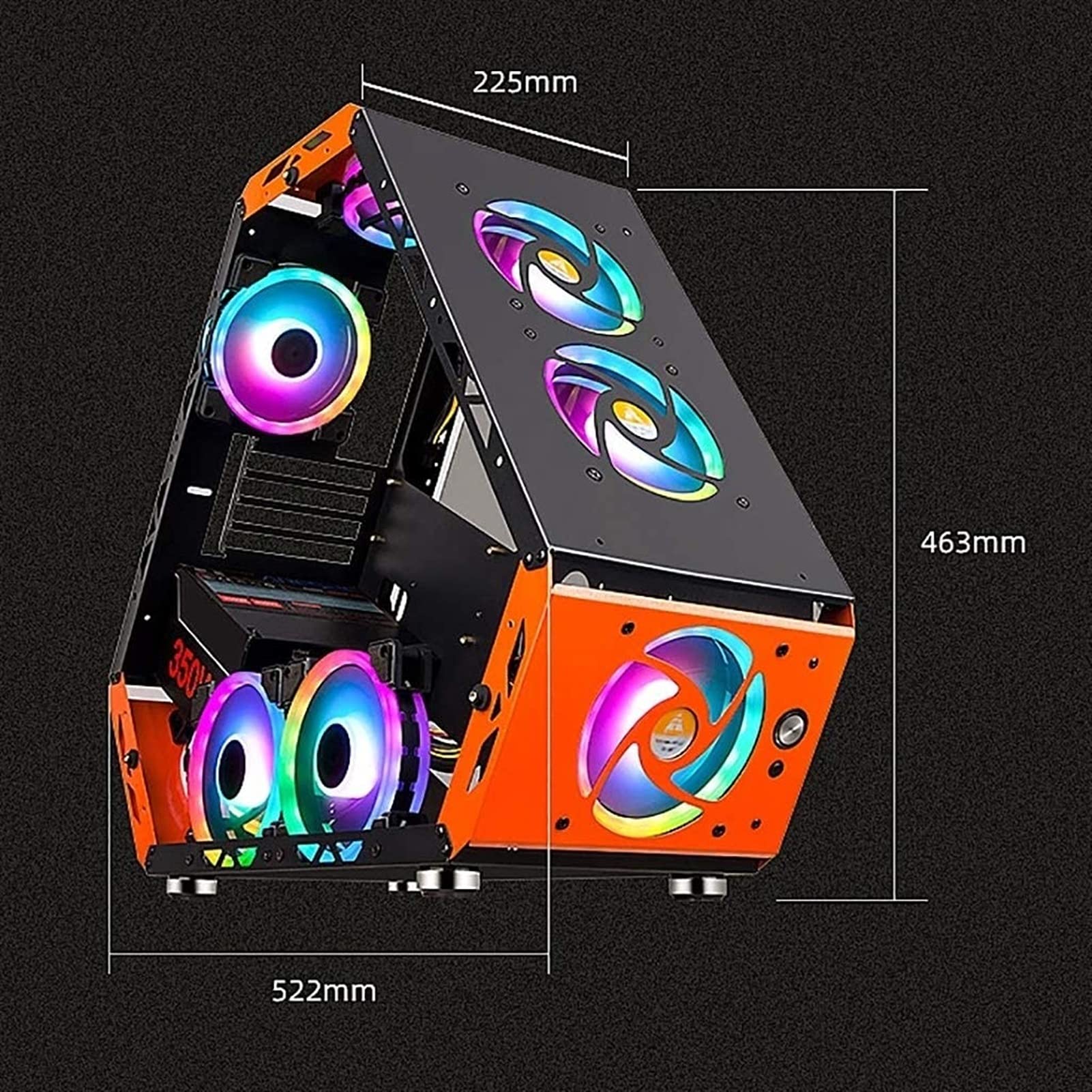 Amazon.com: ZXFF Gaming Case, Mid-Tower ATX/M-ATX PC Gaming