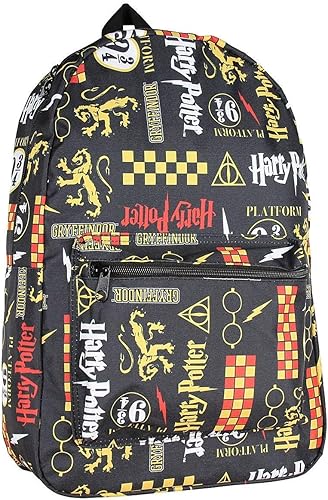 Wizarding World of Harry Potter Hogwarts - Mochila para portátil, Negro -, Computadora portátil