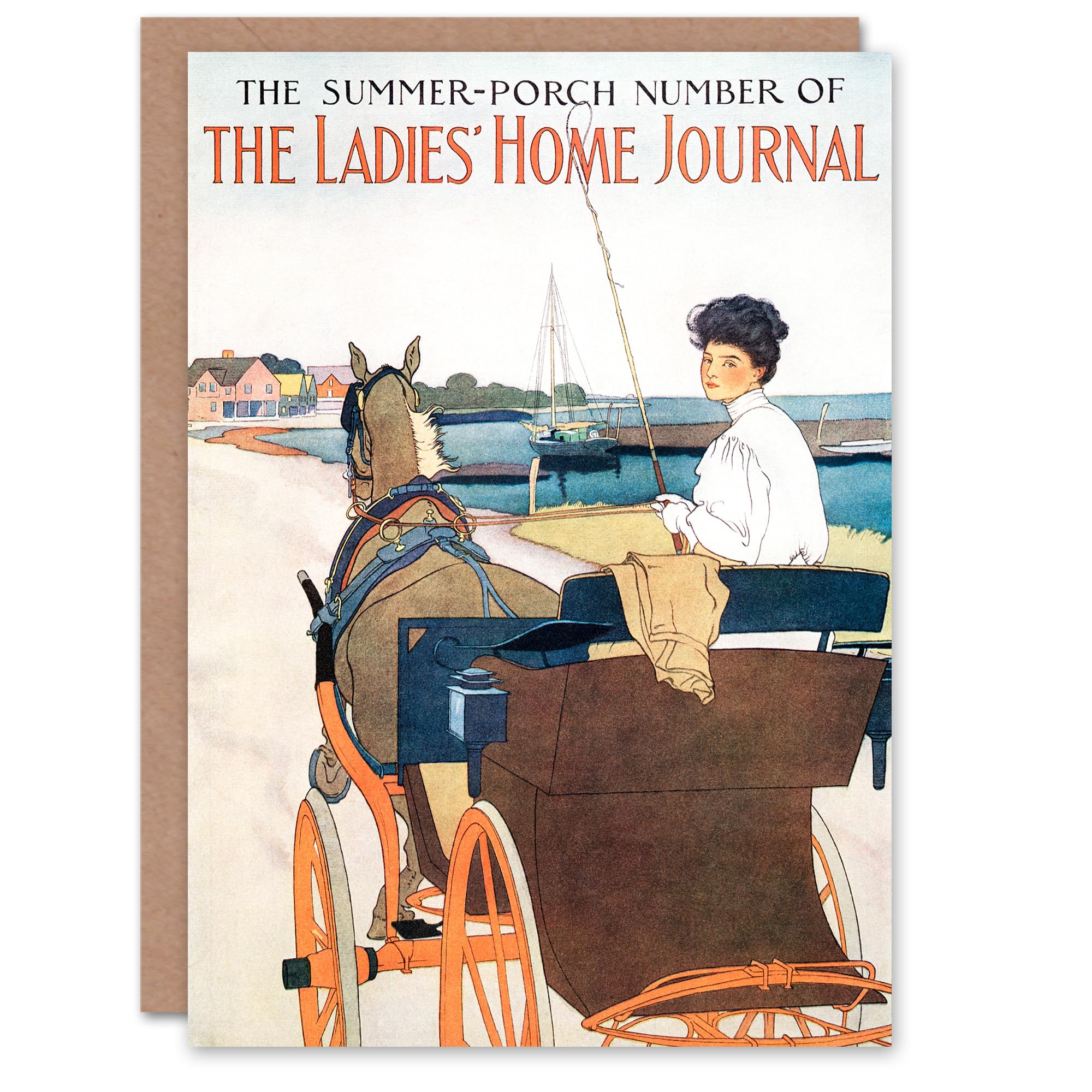 Artery8 Edward Penfield Art Card Ladies Home Journal Vintage Magazine Cover