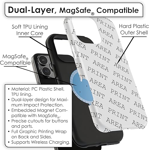 Miniatura 4 de Hybrid Clear Phone Case for Apple iPhone 12 Mini, Vintage Radio 2 Print, Sturdy Backface with Soft Cushioned TPU Sides, Print in USA