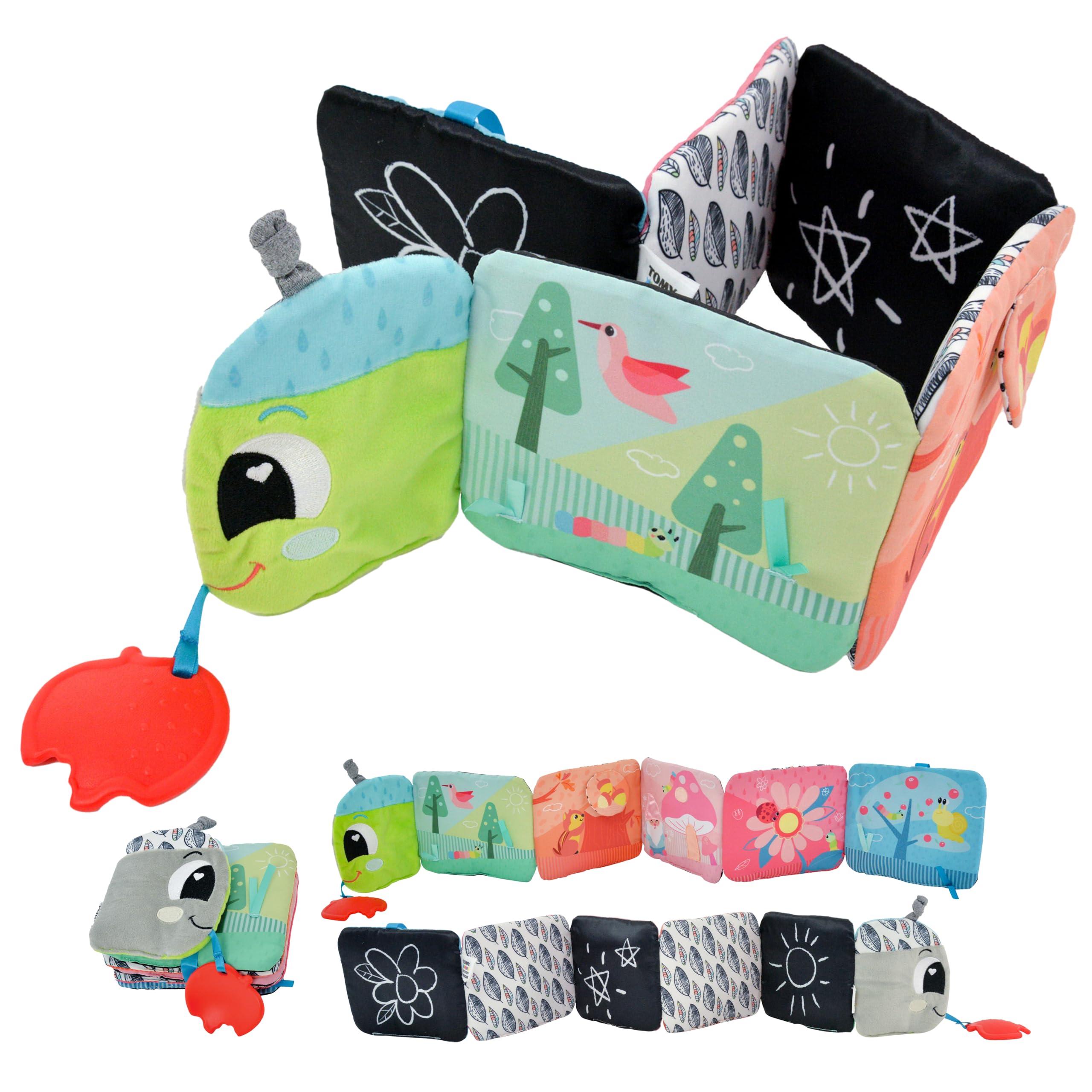 Amazon.com : Lamaze Colorful Journey Caterpillar High Contrast