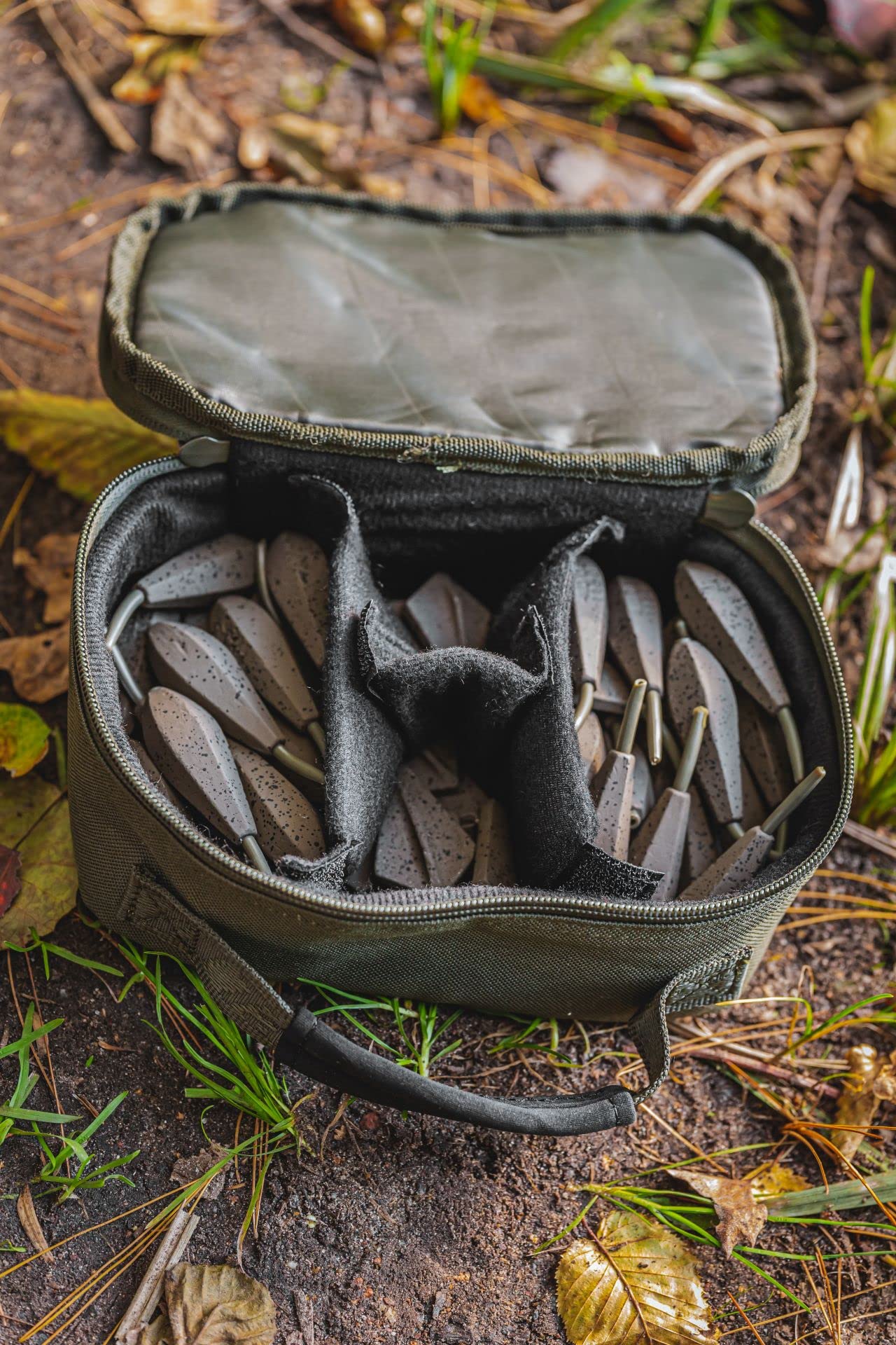 Tandem Baits Phantom Angeltasche Bleitasche wasserdichte Tasche Karpfentasche Angelzubehör Karpfenzubehör-Angelkoffer Wasserfester Organizator Tragetasche Transporttasche