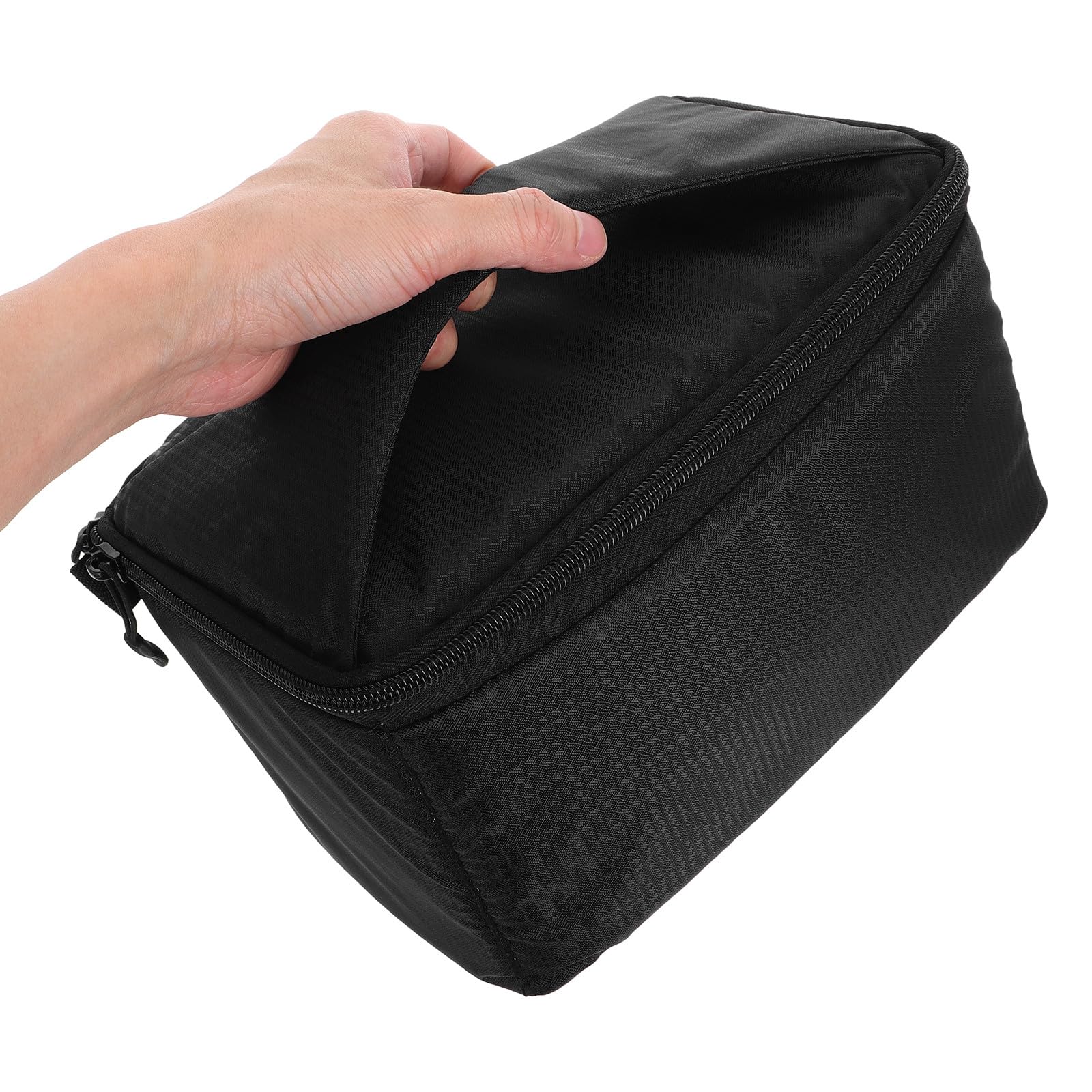 Alipis Bolsa para Cámara DSLR Negra Estuche Acolchado Cámara y Dos Lentes Inserto Portátil para Mochila Funda de Viaje Gran Capacidad de Almacenamiento