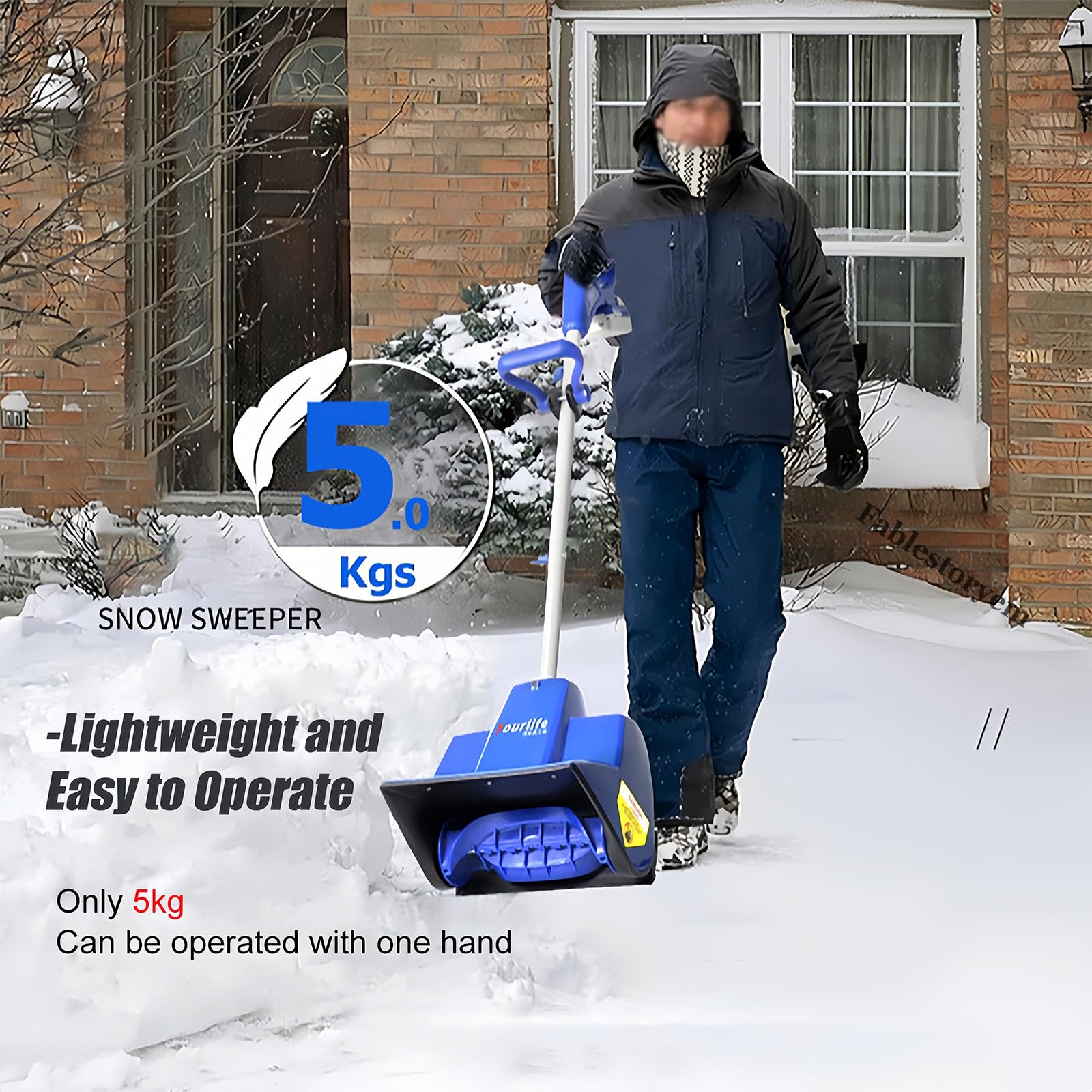 Amazon.com: 24V-SS11-XR 11''/ 7'' 4Ah -Battery-powered snow blower
