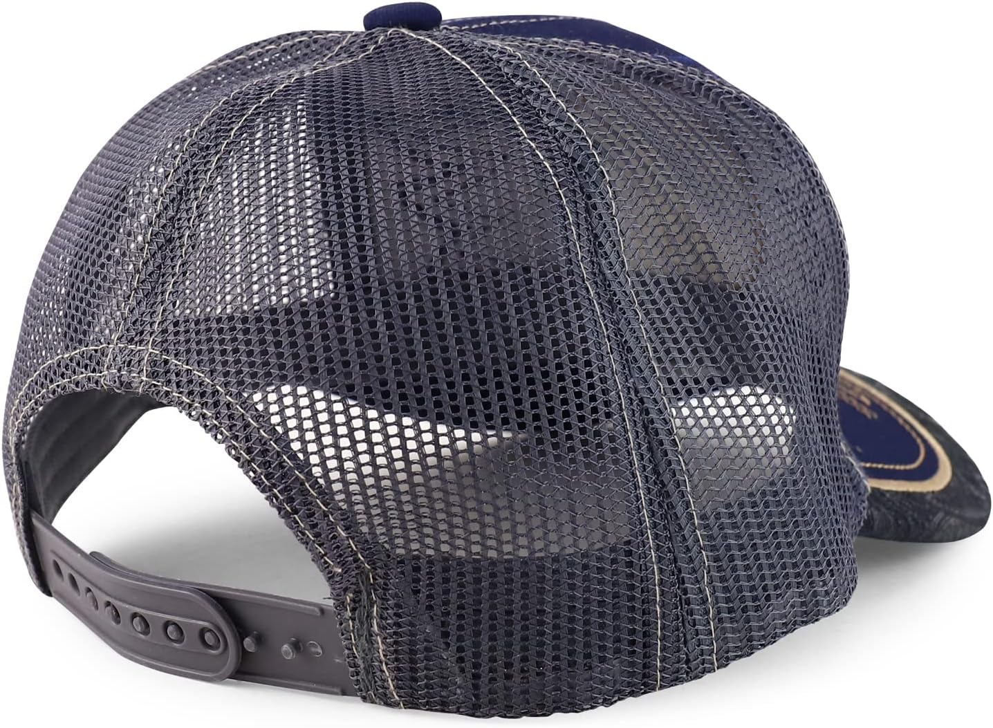 Trendy Apparel Shop Rooster Embroidered Trucker Mesh Baseball Cap - Image 3