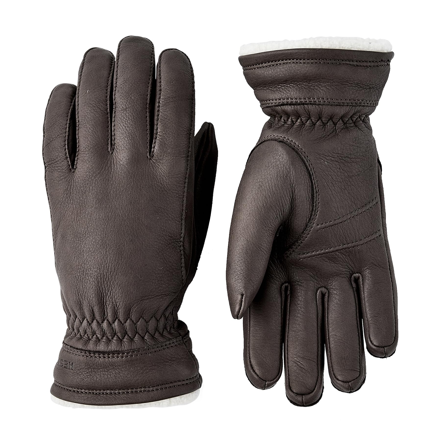 Hestra Buvika Deerskin Glove | Insulated 5-Finger Glove for Cold Weather & Everyday Wear