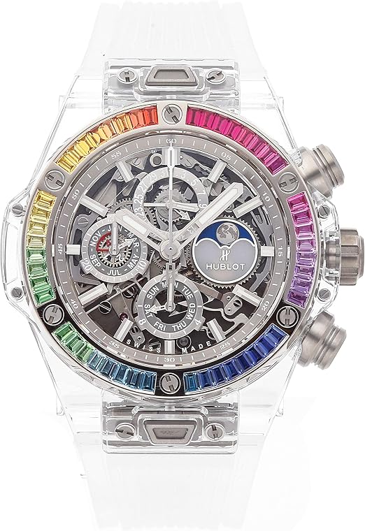 Hublot, Big Bang Unico, orologio meccanico (automatico) con quadrante  scheletrato, 406.JX.0120.RT (certificato pre-proprietario) : Amazon.it:  Orologi