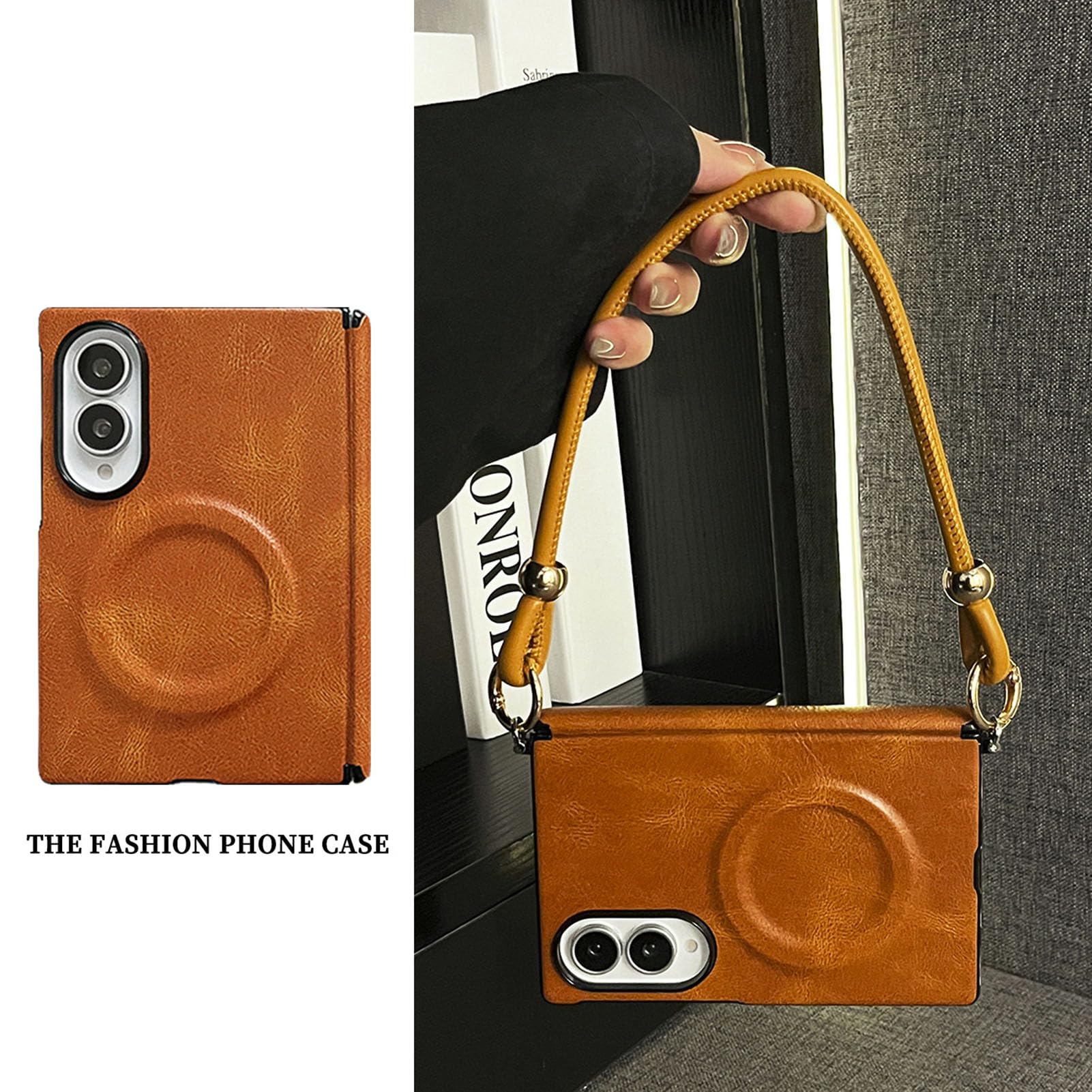 Bransoletki etui do Samsung Galaxy Z Fold 8, magnetyczne matowe