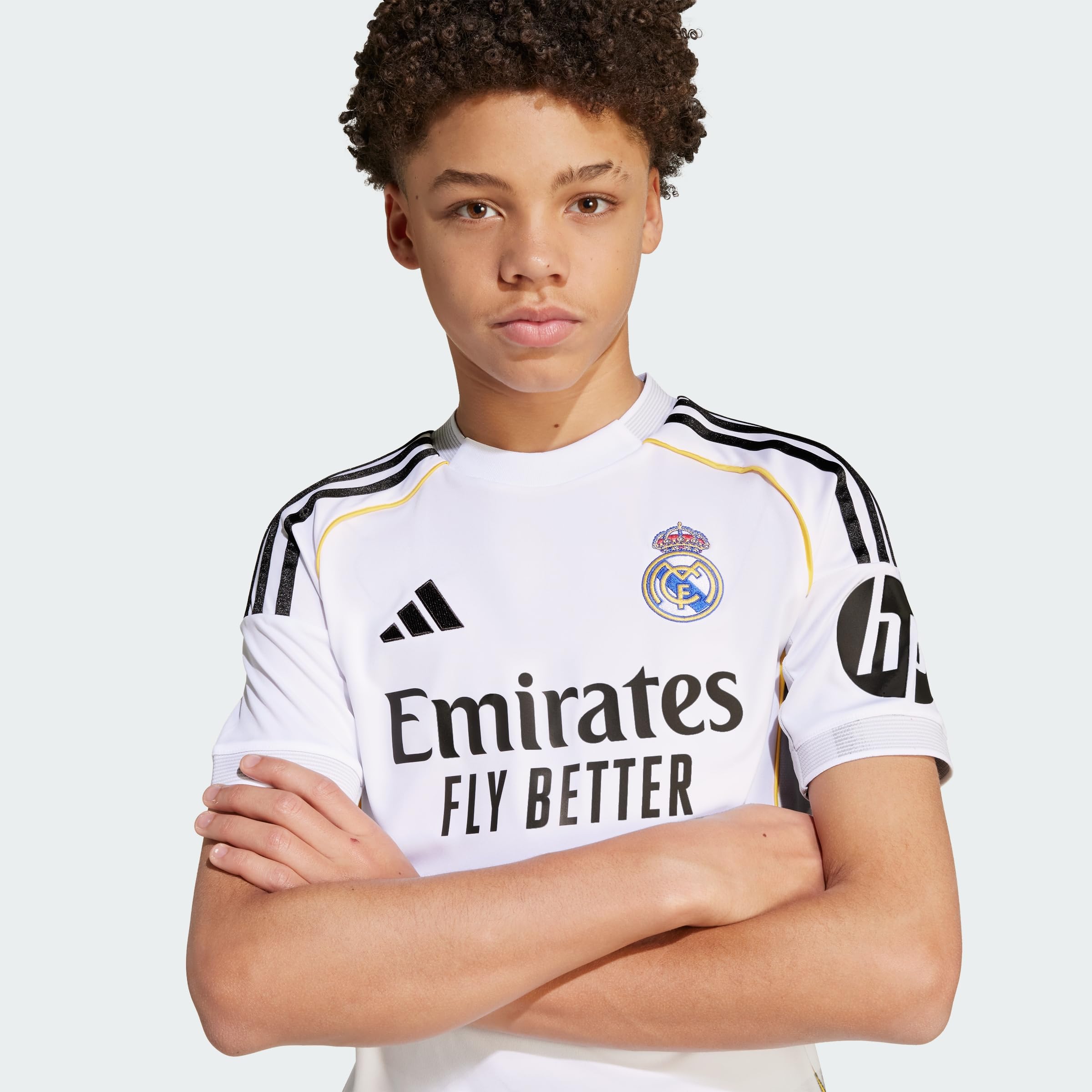 adidas Performance Real Madrid trykot domowy 2025/2026 dla dzieci, kolor biały