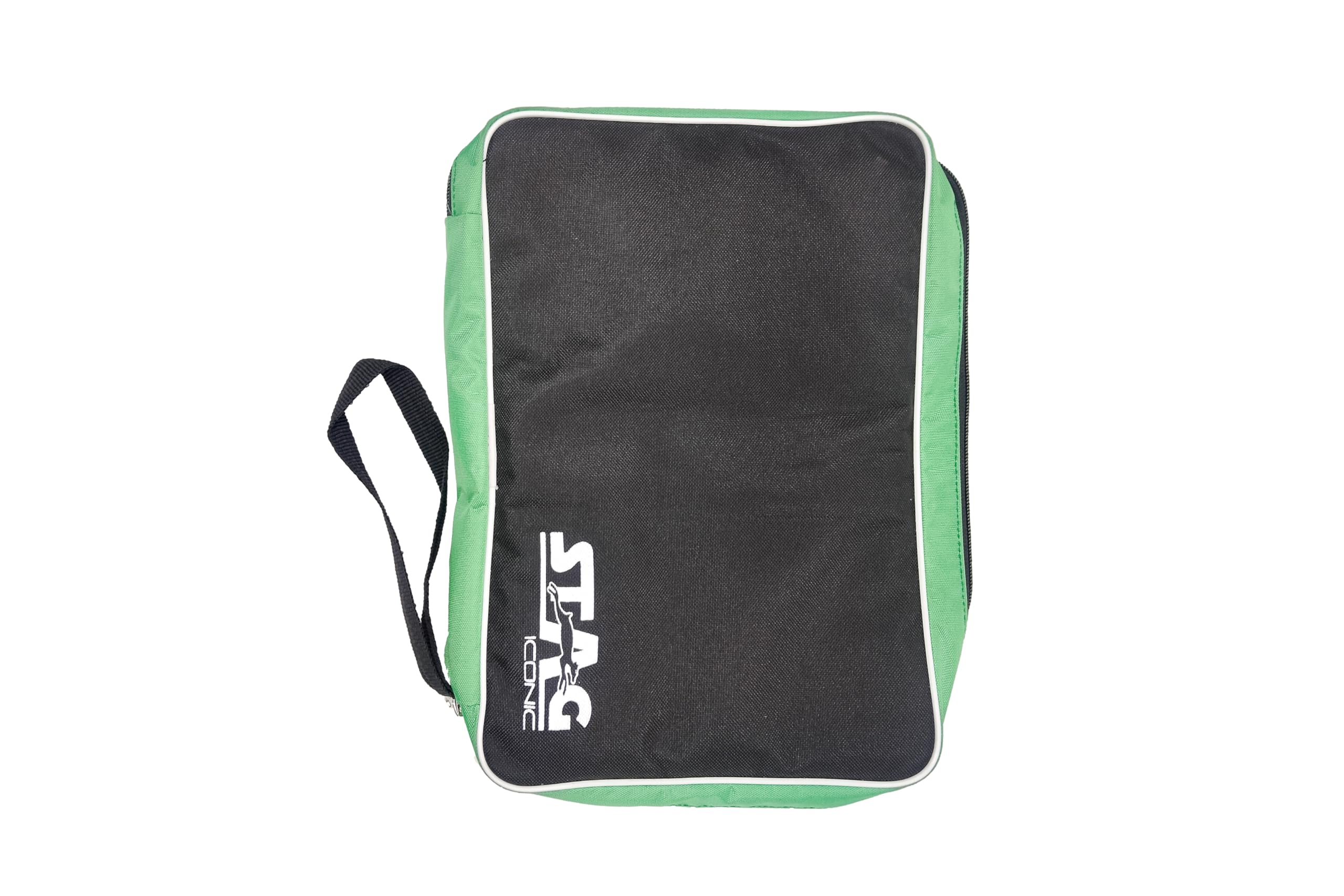 Stag Iconic Table Tennis (TT) Racket Double Chain Deluxe Cover, Ping Pong Paddle Case, Soft Feel Portable Waterproof Table Tennis Material Carrying Case with Pocket for Accessory- Green-image-11