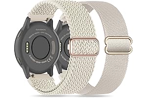 Venu 2S Watch Band, 18/20/22mm Elastic Braided and Plain Nylon Compatible for...