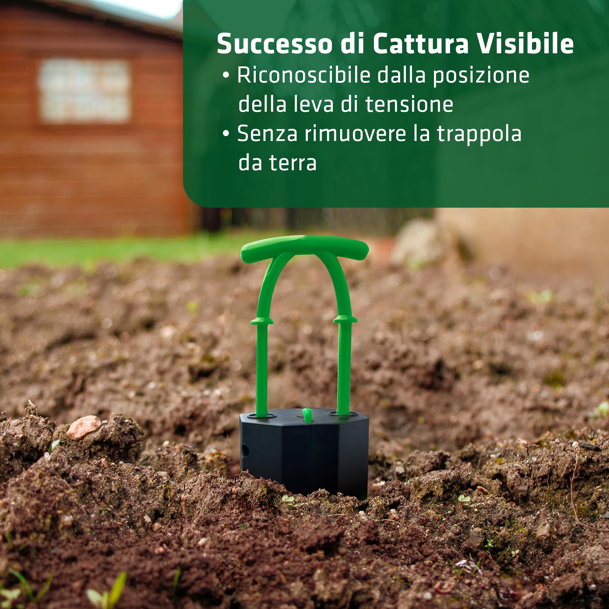 GARDIGO® Trappola per Talpe e Arvicole - Set di 3 Pezzi | Scaccia Talpa | Anti Talpe da Giardino | Trappola Arvicole | Cattura da 2 Direzioni | Antitalpa