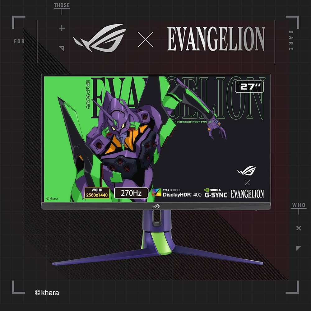 Amazon.co.jp: ASUS ROG Strix 27インチ 1440P EVAエディション Amazon.co.jp: ASUS ROG Strix 27インチ 1440P EVAエディション