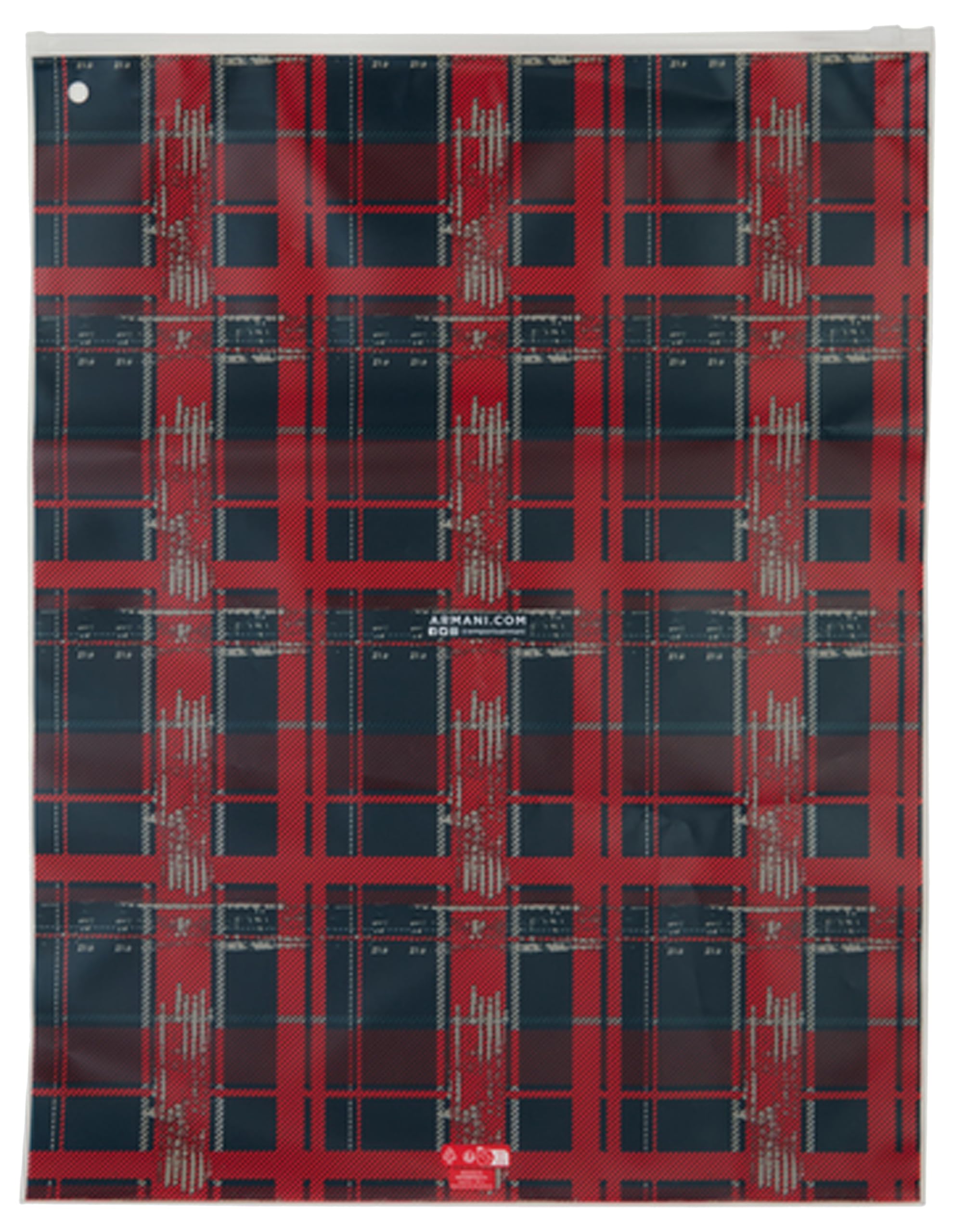 Emporio Armani Herren Tartan Flannel Dressing Gown Nachthemd (1er Pack)