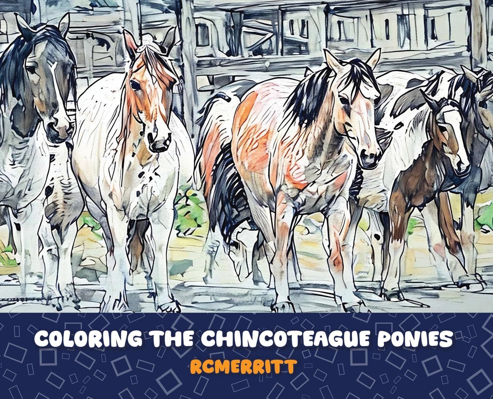 Coloring the Chincoteague Ponies