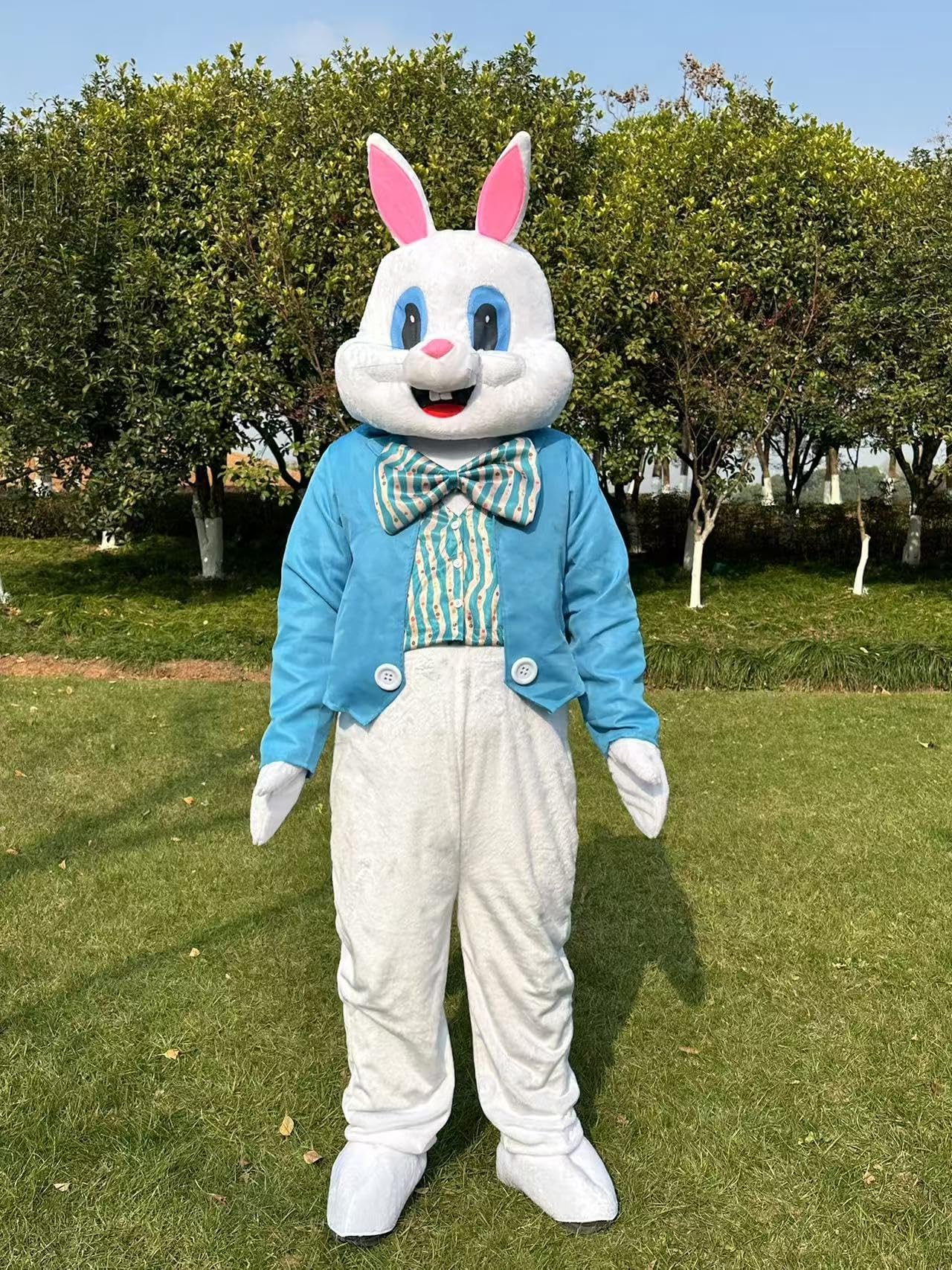 Wielkanocny królik królik maskotka kostium dorosły Halloween fantazyjny strój