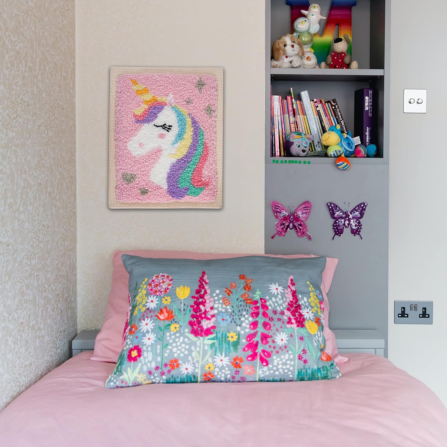 Trimits Punch Needle Frame Kit, Unicorn,20.32 x 25.4cm (8 x 10in)