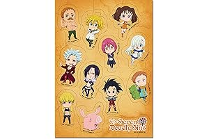 The Seven Deadly Sins S3 - SD Character Cut Sticker Set