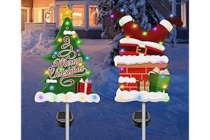 41-inch Metal Christmas Solar Tree