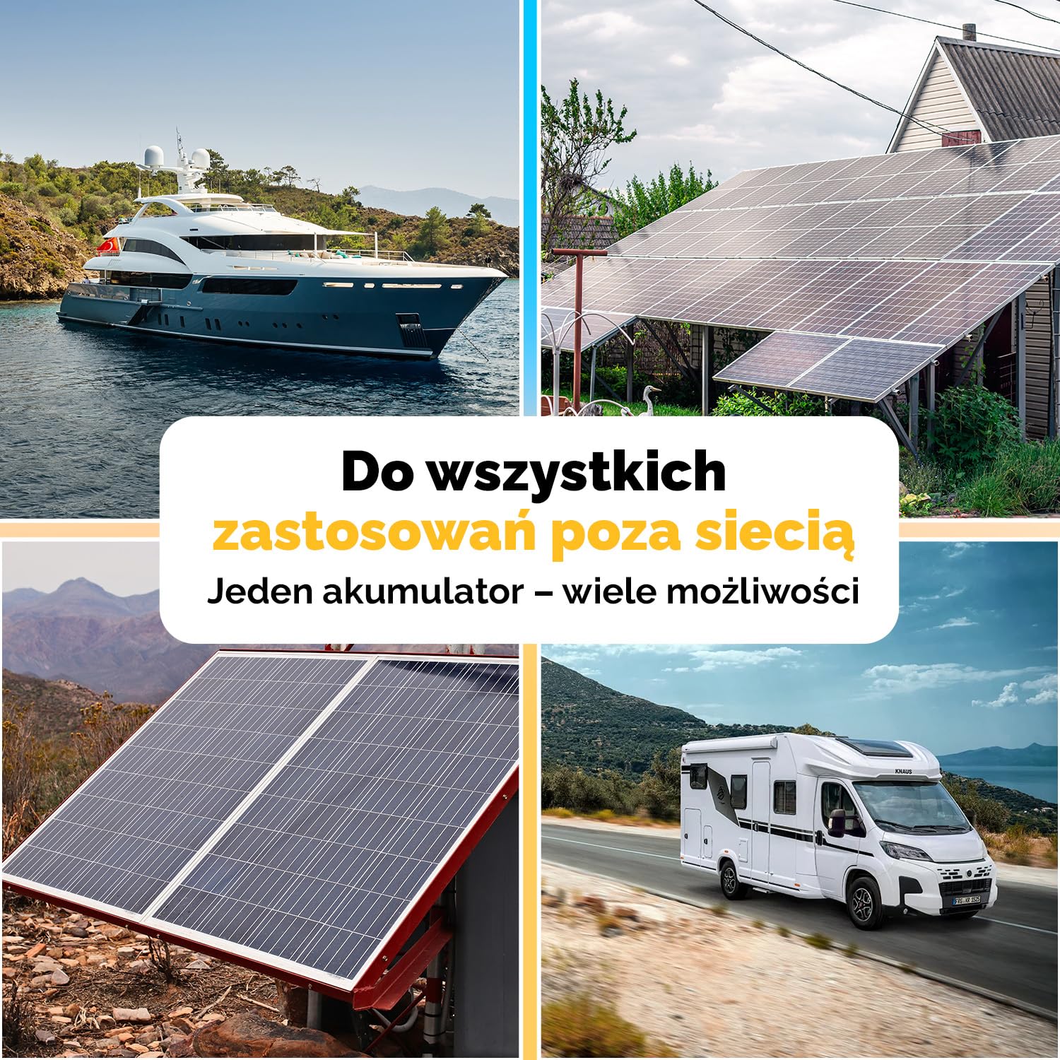 Electronicx GEL Solar Edition 100Ah 12V – akumulator żelowy Deep Cycle – 100Ah – bezobsługowy, szczelny, do użytku wewnętrznego – bez wycieków kwasu – ochrona przed korozją – 100% technologii żelowej