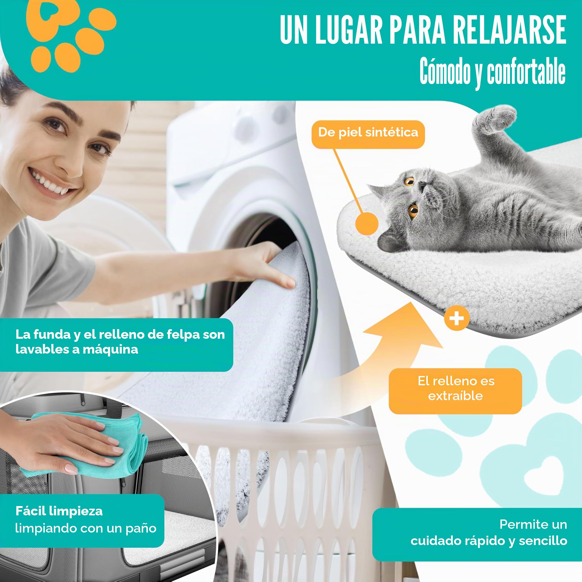 Lovpet® Transportín para perros, plegable, incluye cuenco para alimento, tamaño XXL 91,4 x 63,5 x 63,5 cm, caja de transporte para mascotas, perros y gatos, gris claro