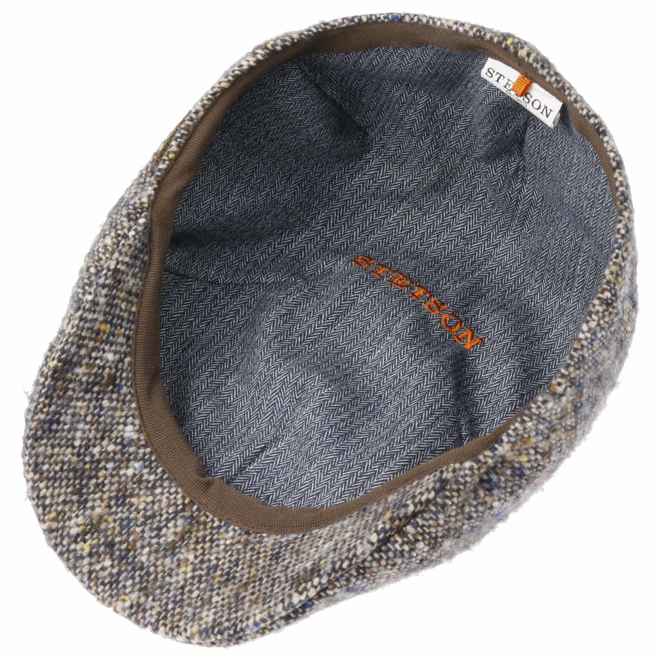 Stetson Kaszkiet Madison JodełkaMężczyźni - Made in the EU czapka z daszkiem gawroszka newsboy daszkiem, podszewką Zima Lato wiosna-lato