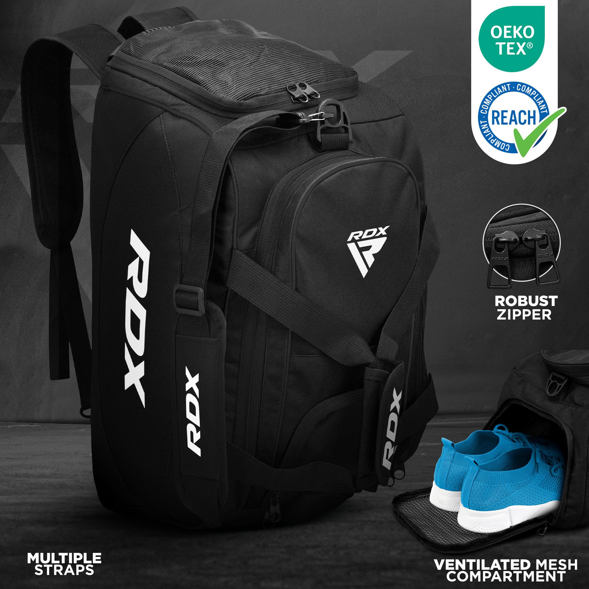 RDX Borsone Palestra Borsa Gym Borsello Sport Fitness Boxe Sportiva Arti Marziali Bag Allenamento