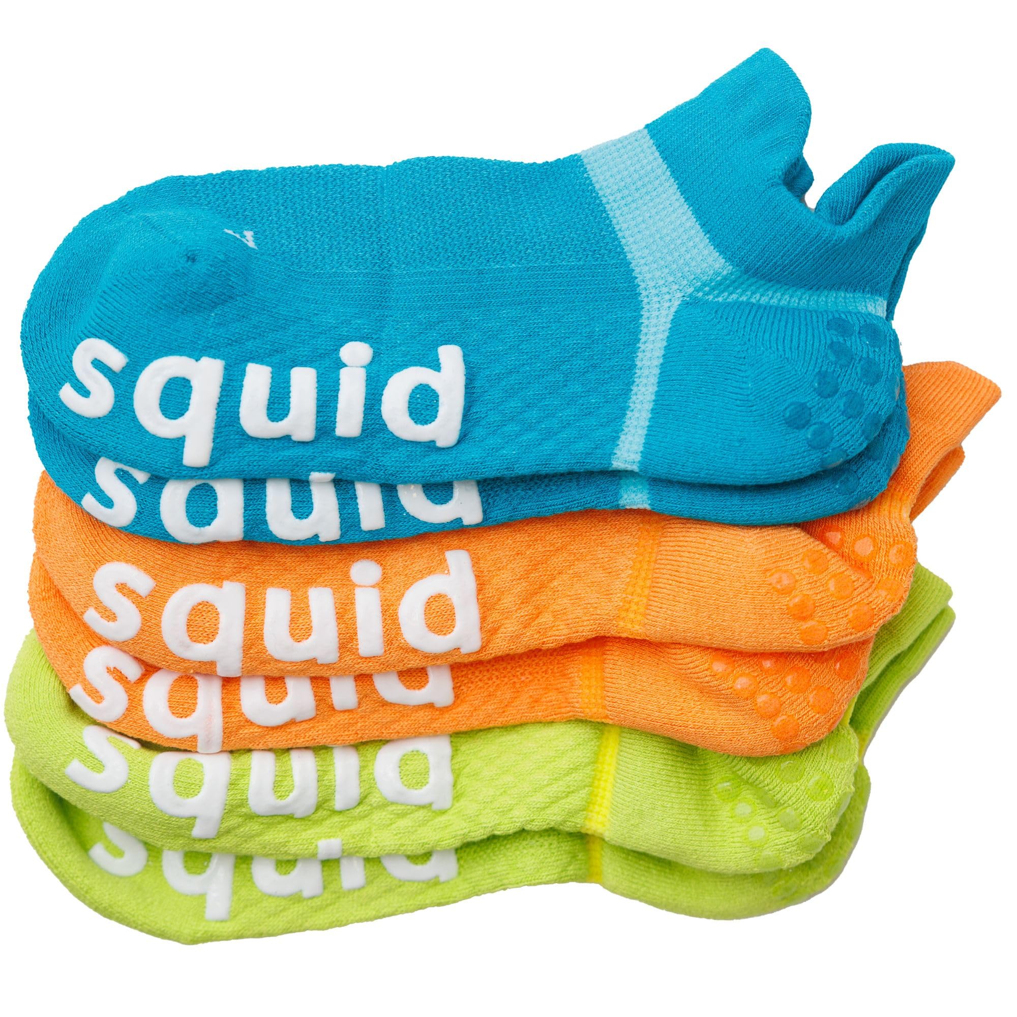 squid socks Rutschfeste Knöchelsocken, atmungsaktiv, rutschfest, mit LOCK IN-Technologie, Erwachsene und Jugendliche, Größe S, M, L