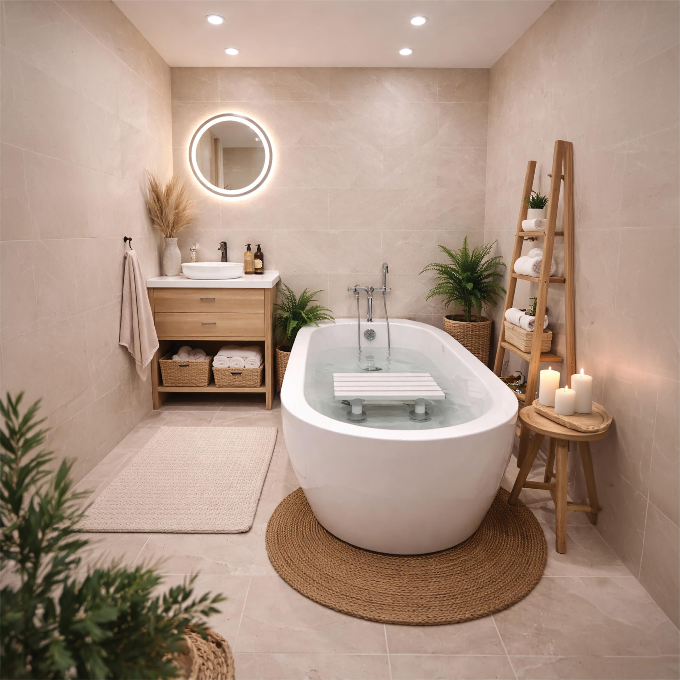Aidapt Asiento de Baño de Plástico Medina 152 Mm - 1 unidad