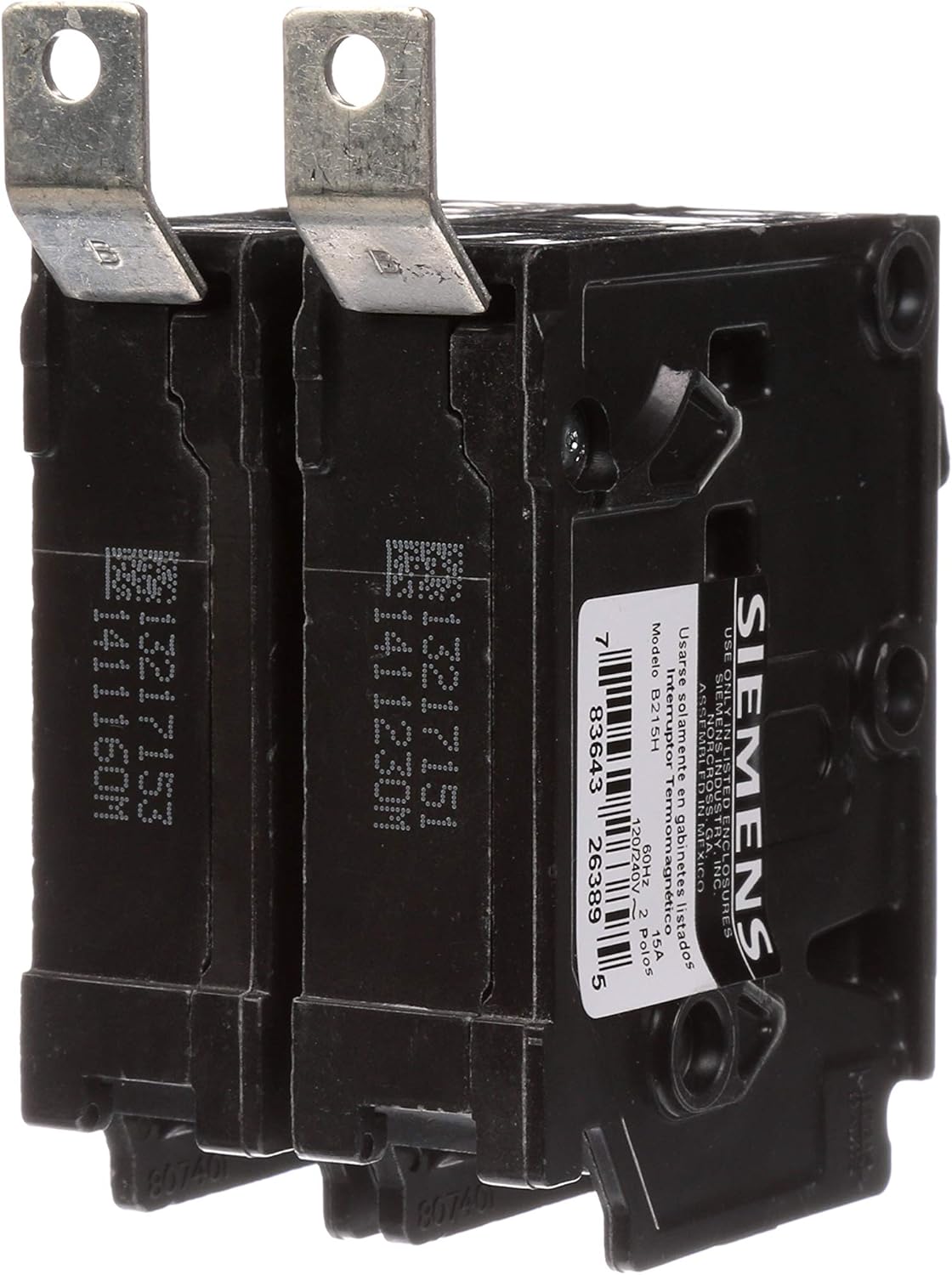 Siemens B215H 15-Amp Double Pole 120/240-Volt 22KAIC Bolt in Breaker