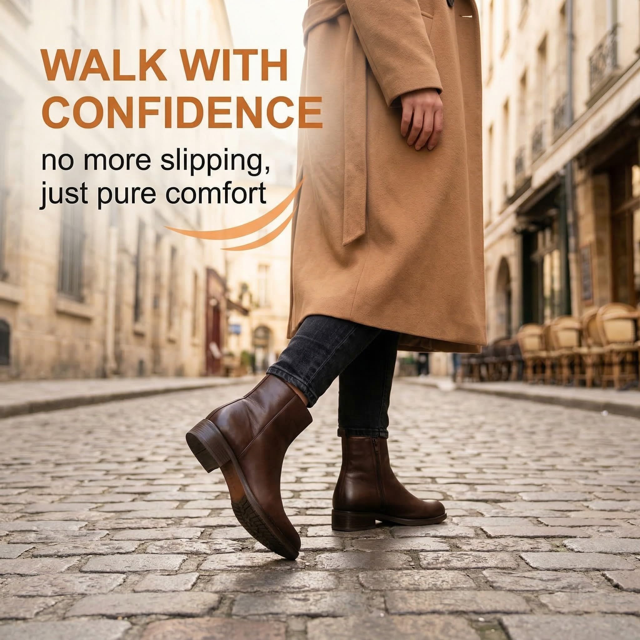 YIPFEN 2 Pares de Rellenos para Puntera de Zapato en PU, Reductores de Talla para Zapatos Grandes, Almohadillas para Talón Cómodas para Tacones, Zapatillas, Botas — view 2