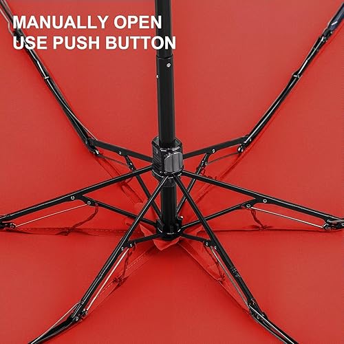 Miniatura 7 de LEAGERA Compact Travel Umbrella with Case - Mini Umbrella for Purse, Small Lightweight &Tiny Design Perfect for Parasol Outdoor Sun&Rain Umbrellas,