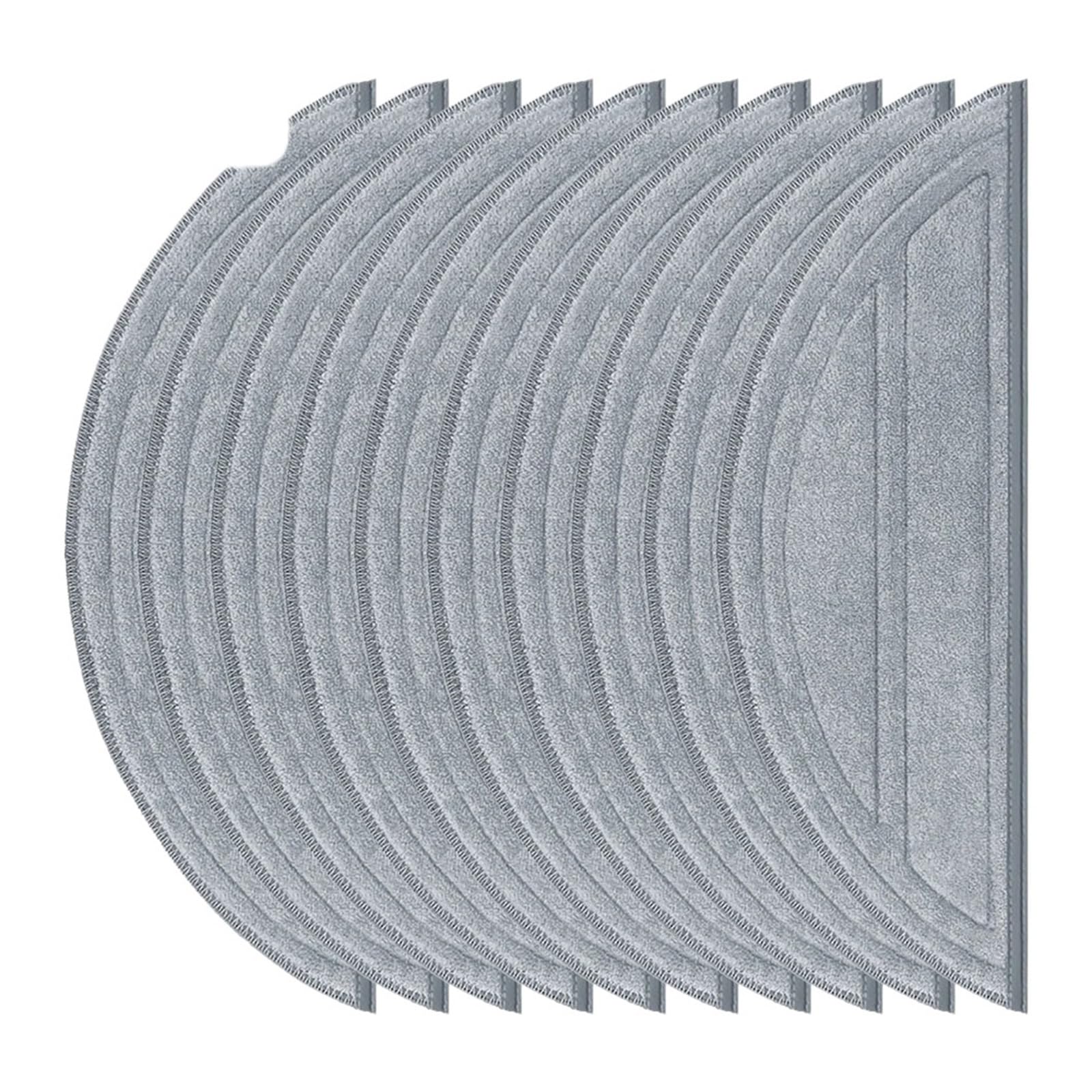 44/10pcs Microfiber Mop Cloth Kit，Compatible For Roborock， Q10 S5 / Q10 S5+ / Q10 VF / Q10V / Q10V+， Vacuum Cleaner Mop Cloth Spare Part Rag ﻿(10pc)