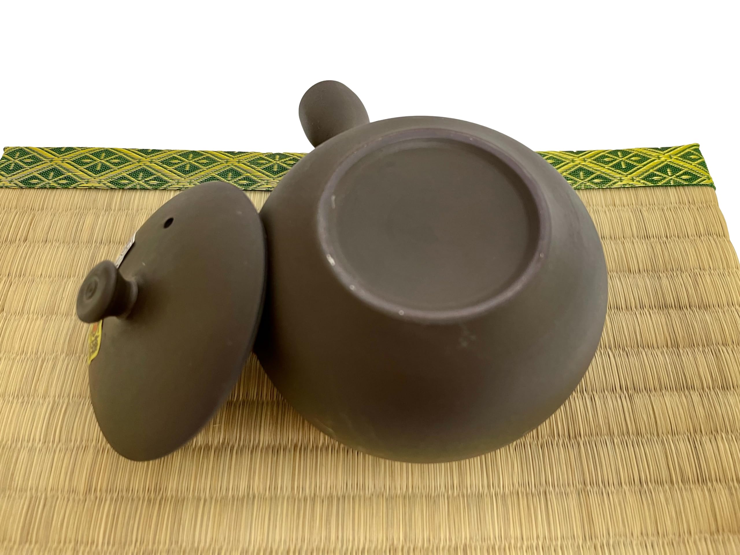 Japanische Teekanne Banko-yaki (ware) kyusu 300 ml schwarzer Ton TR57208 aus Japan