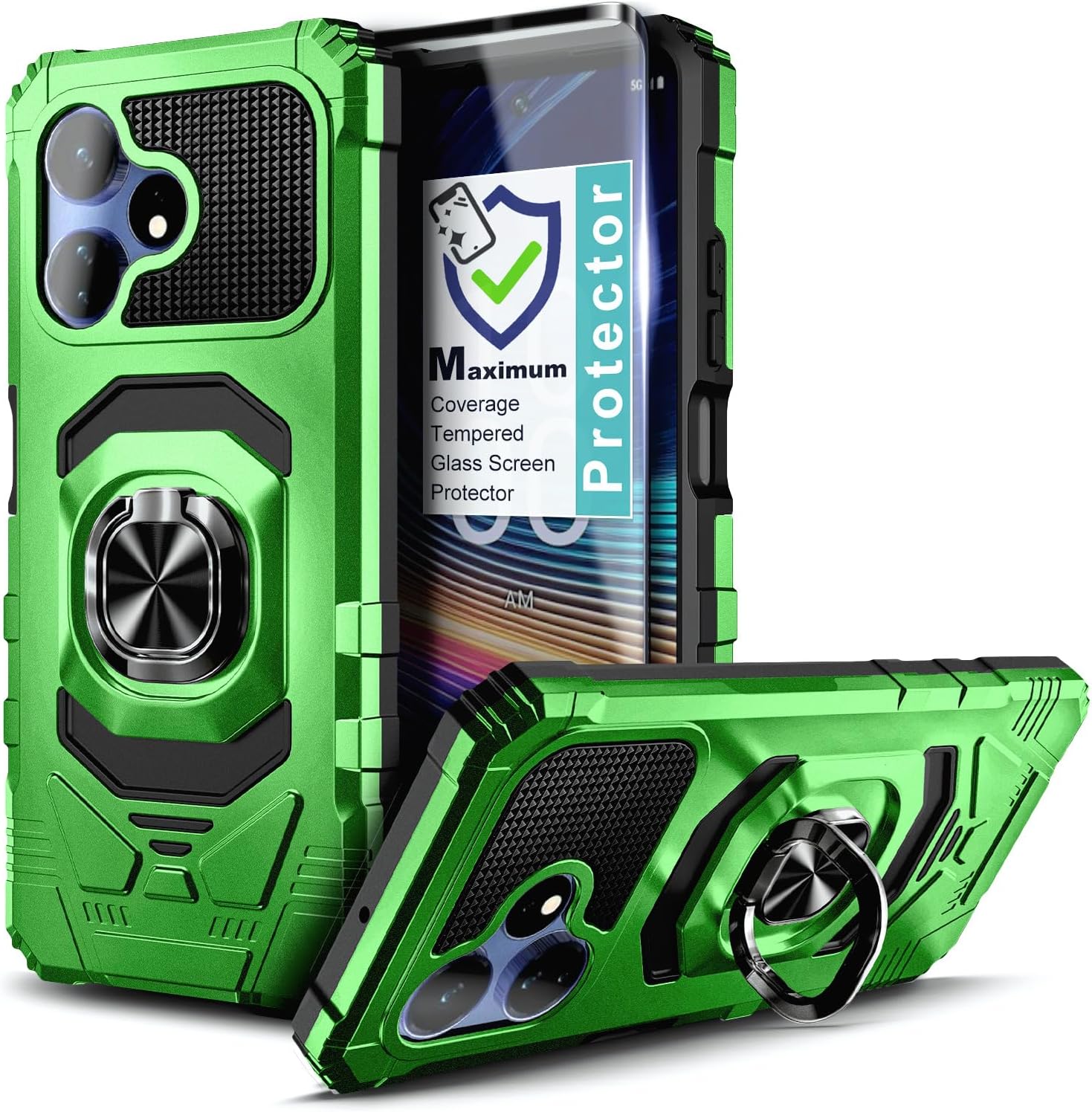 TJS Funda Compatible Con Boost Mobile Celero 5G Plus 2023 De 7.0 - Foto 6