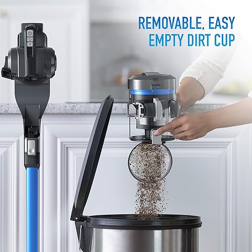 Miniatura 4 de Hoover ONEPWR Blade Max - Aspiradora inalámbrica para suelo duro, ligera, BH53353V, azul