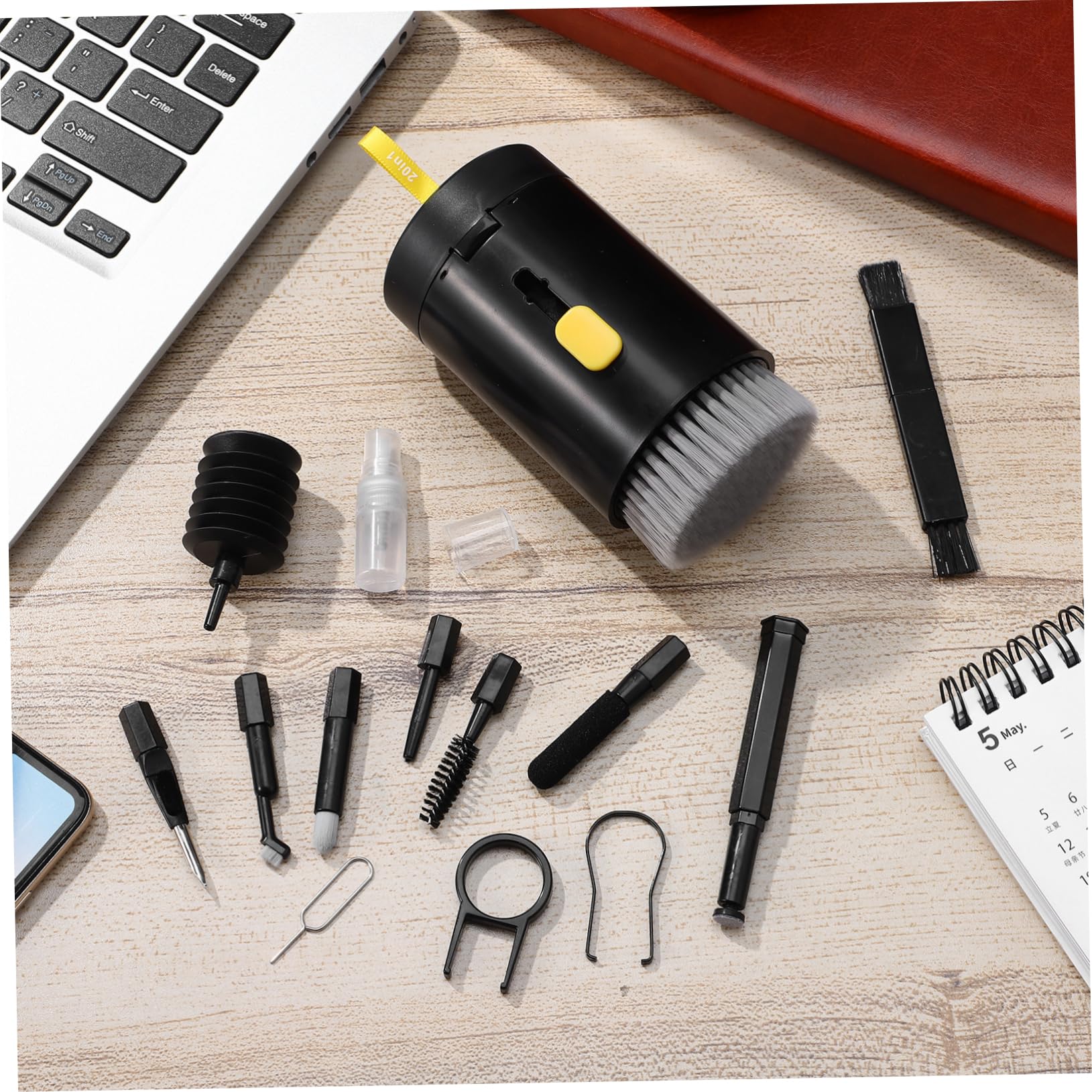MERRYHAPY Complete Device Cleaning Kit Laptop Keyboard Earphone Camera Lens Phone Cleaner Tool Set