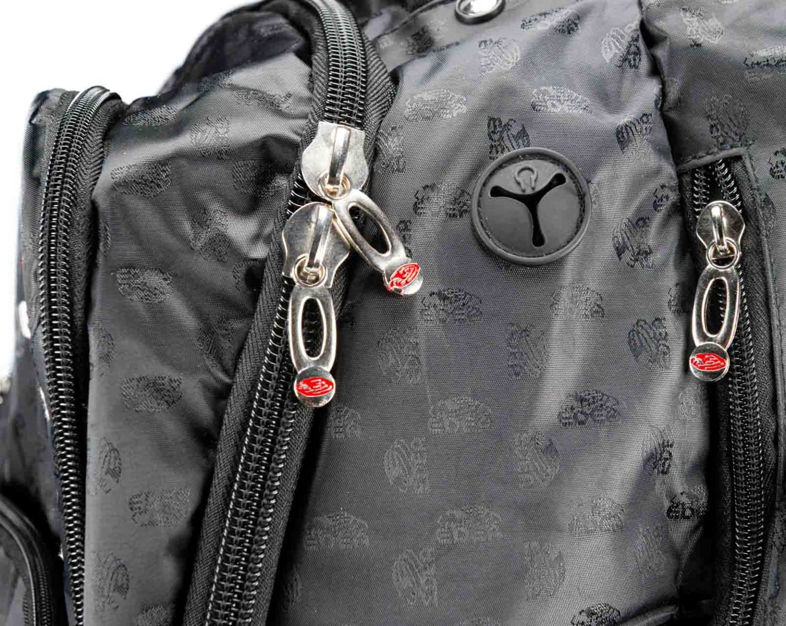 EDEA Mochila trolley, gris, marco interior rígido, ruedas de PU, asa de aluminio extensible