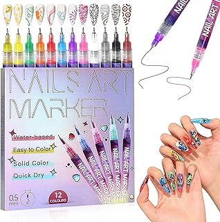 Bolígrafos de arte de uñas para principiantes...