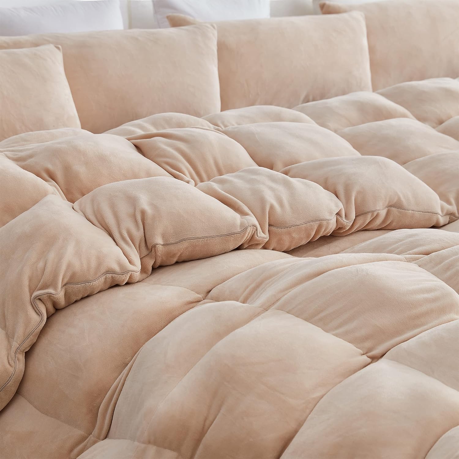 Byourbed Boi He Thick® - Coma Inducer® Alaskan King Comforter Set - Almond Taupe