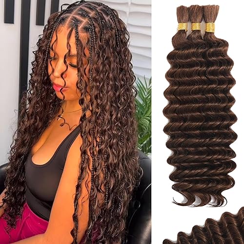 Human Braiding Hair for Boho Braids Human Hair 110g 18